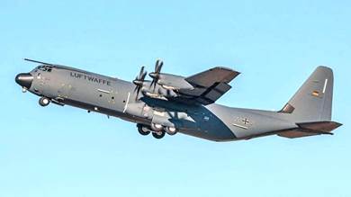 سلاح الجو الألماني يرسل طائرة نقل إلى الشرق الأوسط لإنزال مساعدات على غزة